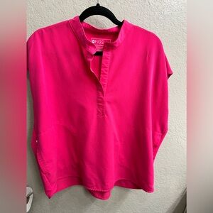 Figs scrub top Rafaela shocking pink XL